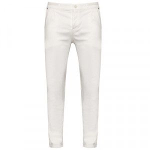 Marco Pescarolo Cotton Slacks Off-White
