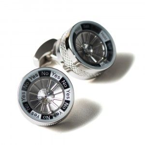 Tateossian Cufflinks "Yes-No"