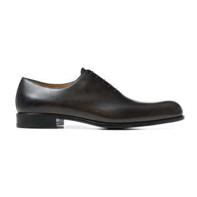 Testoni Wholecut Leather Shoes Grey