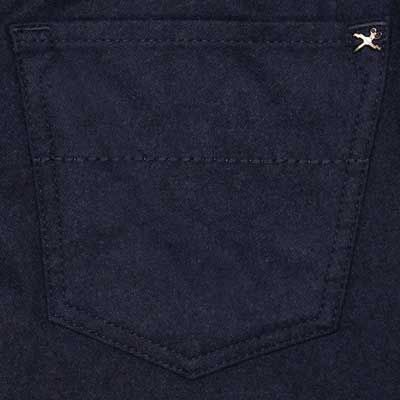 Tramarossa Flannel 5-Pocket "Leonardo" Blue