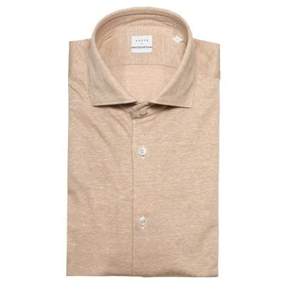 Xacus Shirt Linen-Cotton Sand