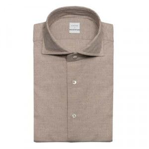 Xacus Shirt Flannel Twill Beige