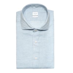 Xacus Shirt Modal-Wool Light Blue