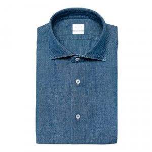 Xacus Shirt Denim Dark Blue