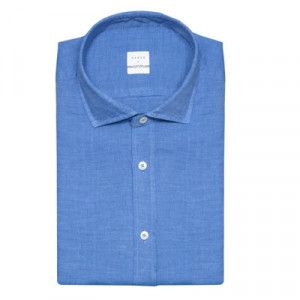 Xacus Shirt Linen Royal Blue