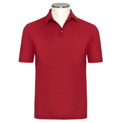 Zanone Ice-Cotton Polo Red