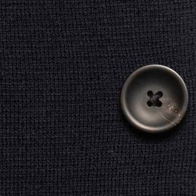 Zanone Knitted Shirt Cardigan Navy