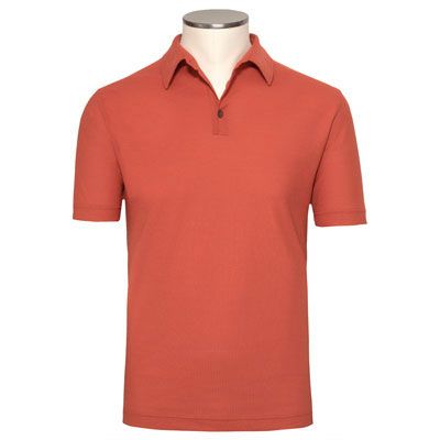 Zanone Polo Ice-Cotton Terracotta