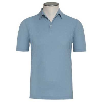 Zanone Ice-Cotton Polo Light-Blue