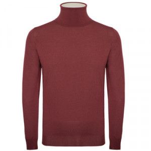 Zanone Roll Neck FlexWool Burgundy