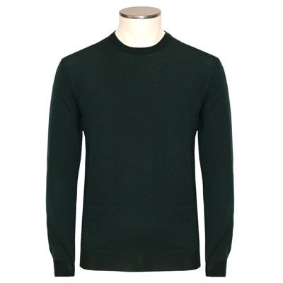 Zanone Crewneck Flexwool Green