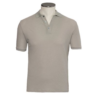 Zanone Polo Ice-Piquet Stone Grey