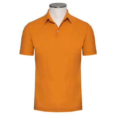 Zanone Ice-Cotton Polo Apricot