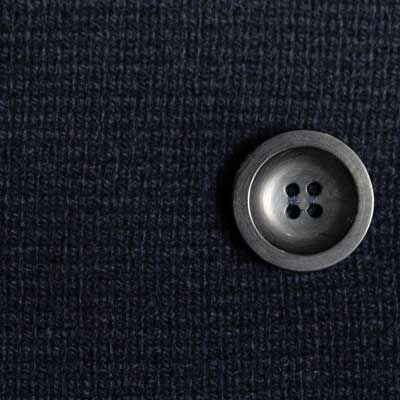 Zanone Knitted Peacoat Cardigan Navy
