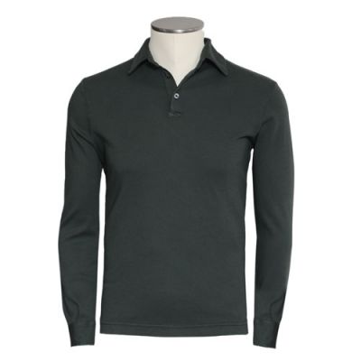 Zanone Polo Pima Cotton Olive