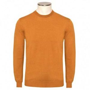 Zanone Crewneck Flexwool Ochre
