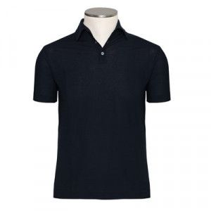 Zanone Ice-Cotton Polo Navy