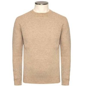 Zanone Crewneck English Rib Beige